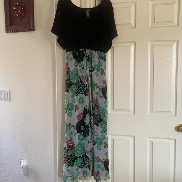 NWOT bisou bisou long drape dress 16 - Picture 15 of 15